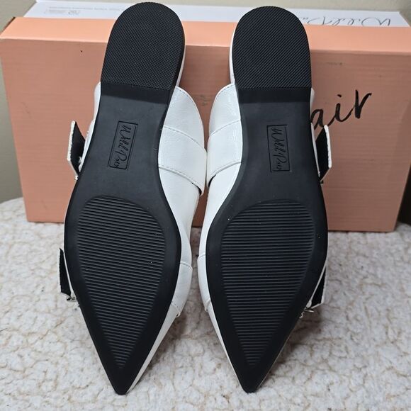 NIB Wild Pair Spicee Buckle Mules Sz 7 - Picture 6 of 8